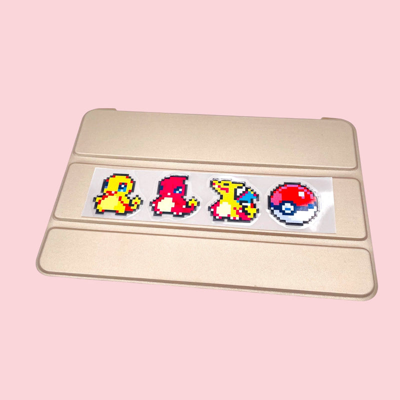 Retro Pixel Stickers