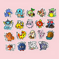 Japanese Pokemon Stickers in USA B-Side Label