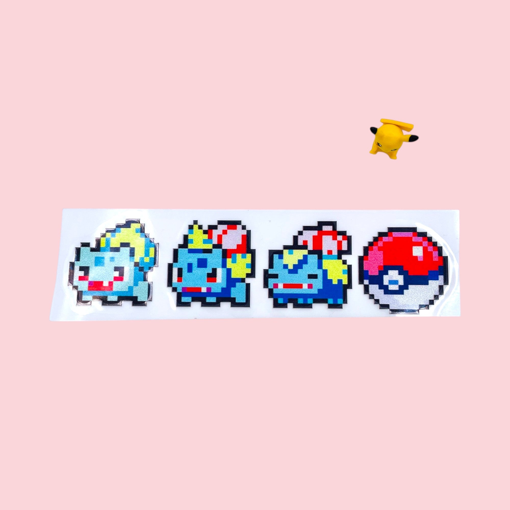 Bulbasaur Ivysaur Venusaur Vinyl Car Decal 8 Bit Retro Pixel Art