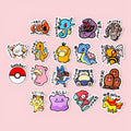 Collection of Japense Pokemon Stickers B-Side Label