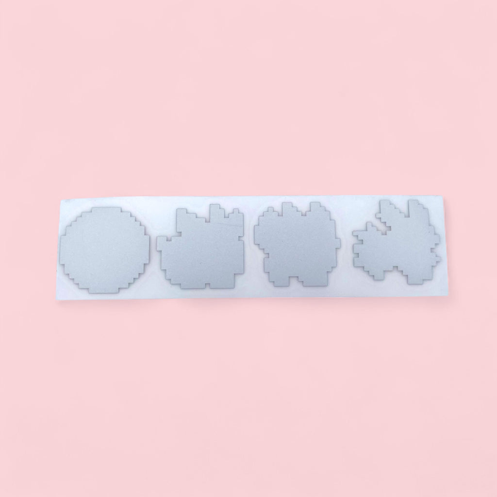 Eeveelution 8Bit Vinyl Sticker Retro Gaming Decor Back Design