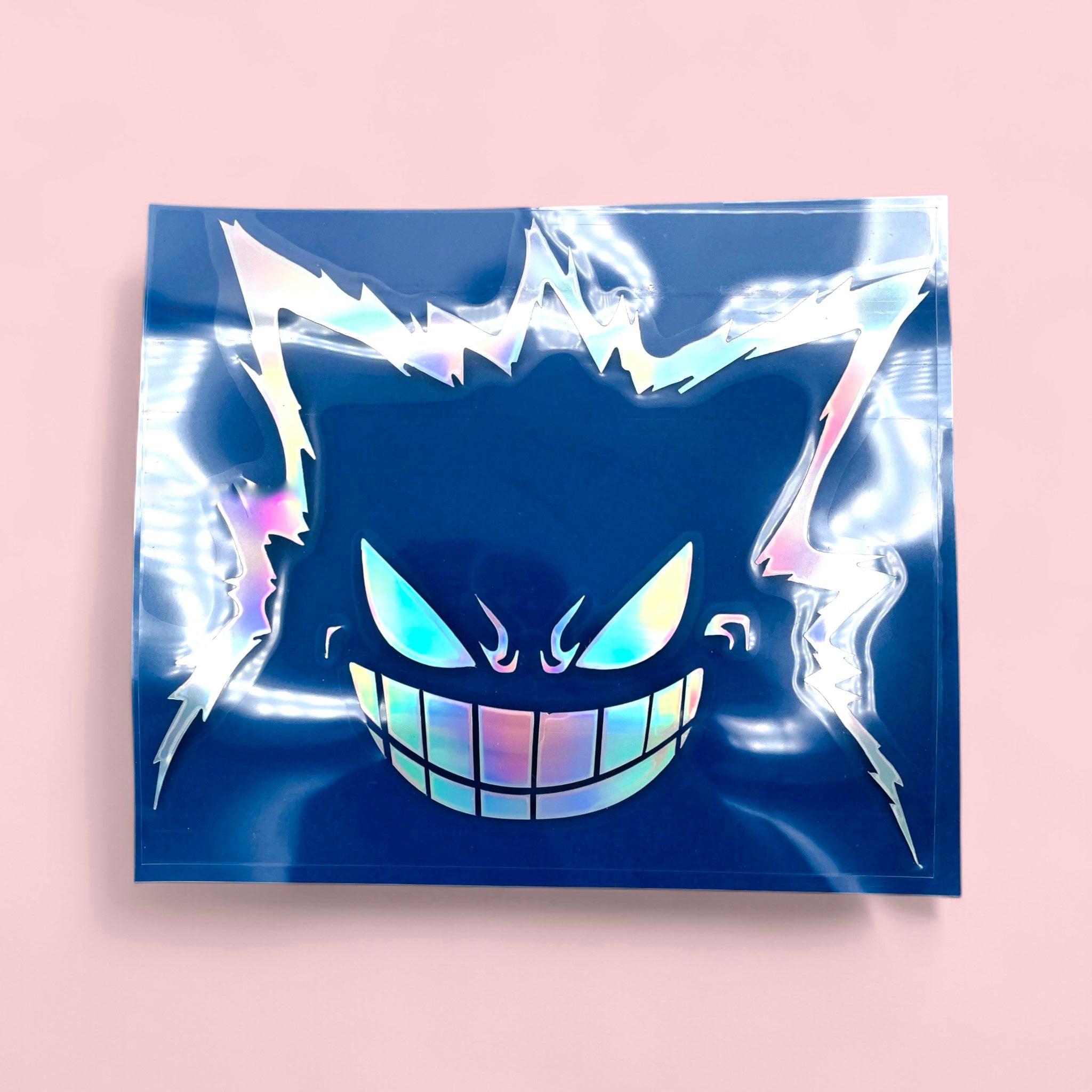 Holographic Gengar Vinyl Sticker Large Car Decal