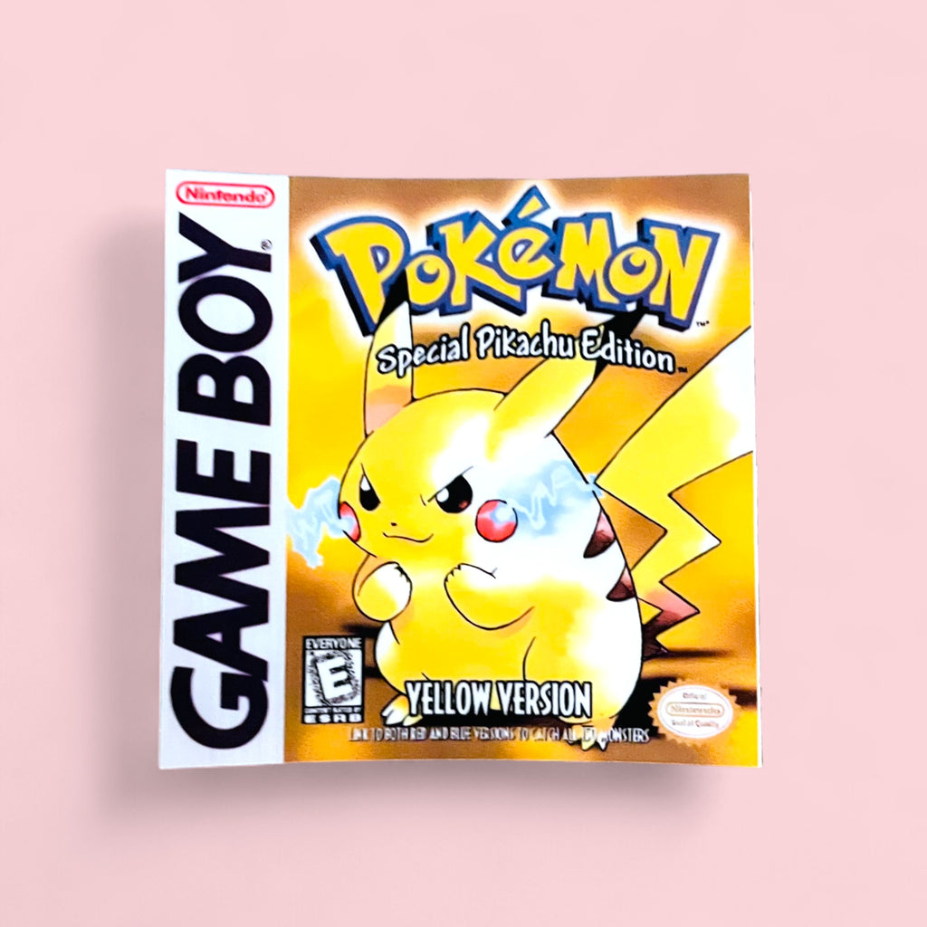 Retro Kanto Stickers • Vintage Game Cover Art Vinyl Decals