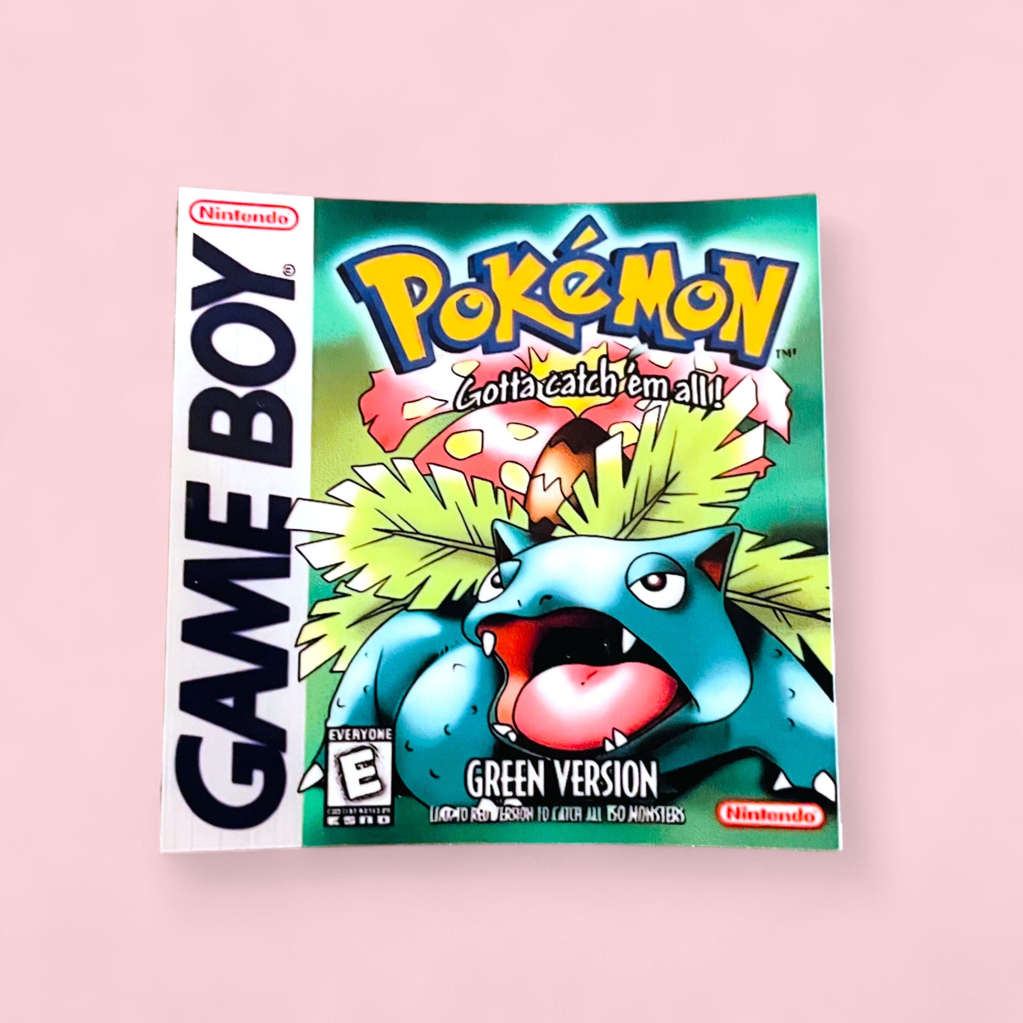 Retro Kanto Stickers • Vintage Game Cover Art Vinyl Decals