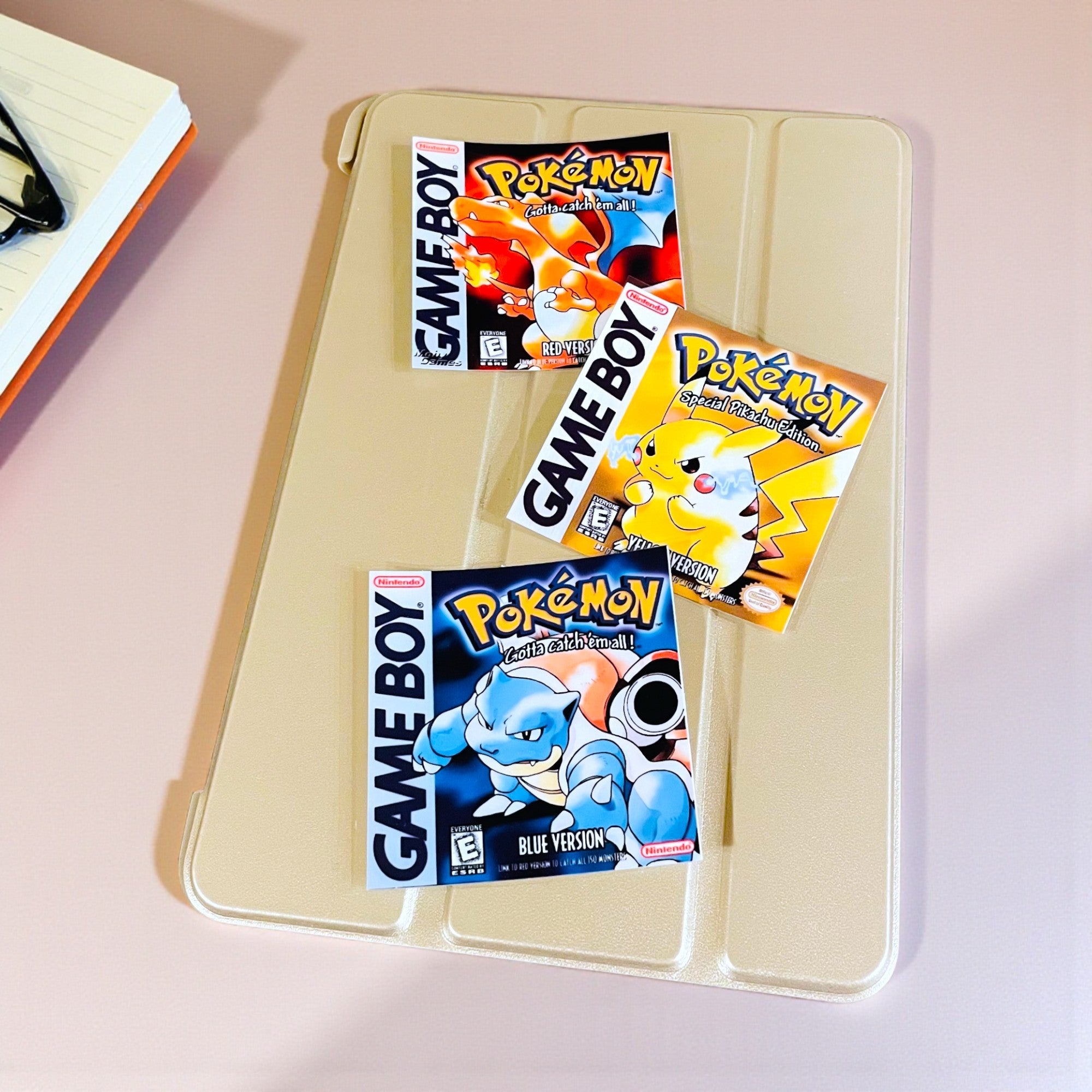 Retro Kanto Stickers • Vintage Game Cover Art Vinyl Decals