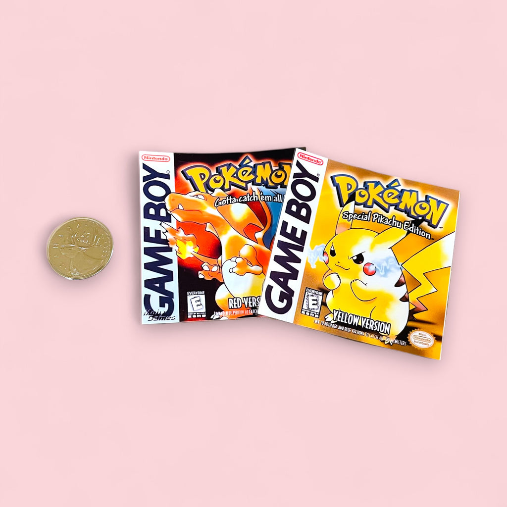 Retro Kanto Stickers • Vintage Game Cover Art Vinyl Decals