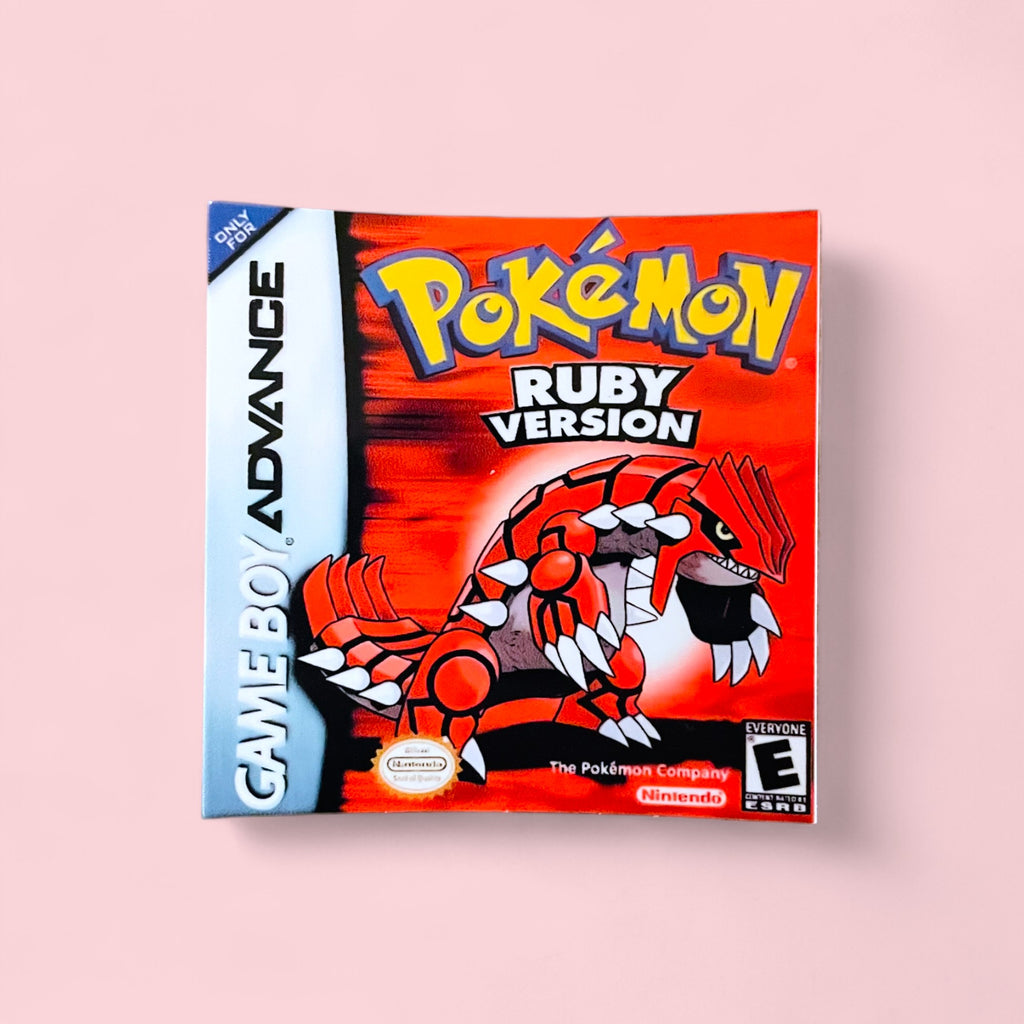 Retro Hoenn Stickers • Vintage Game Cover Art Vinyl Decals