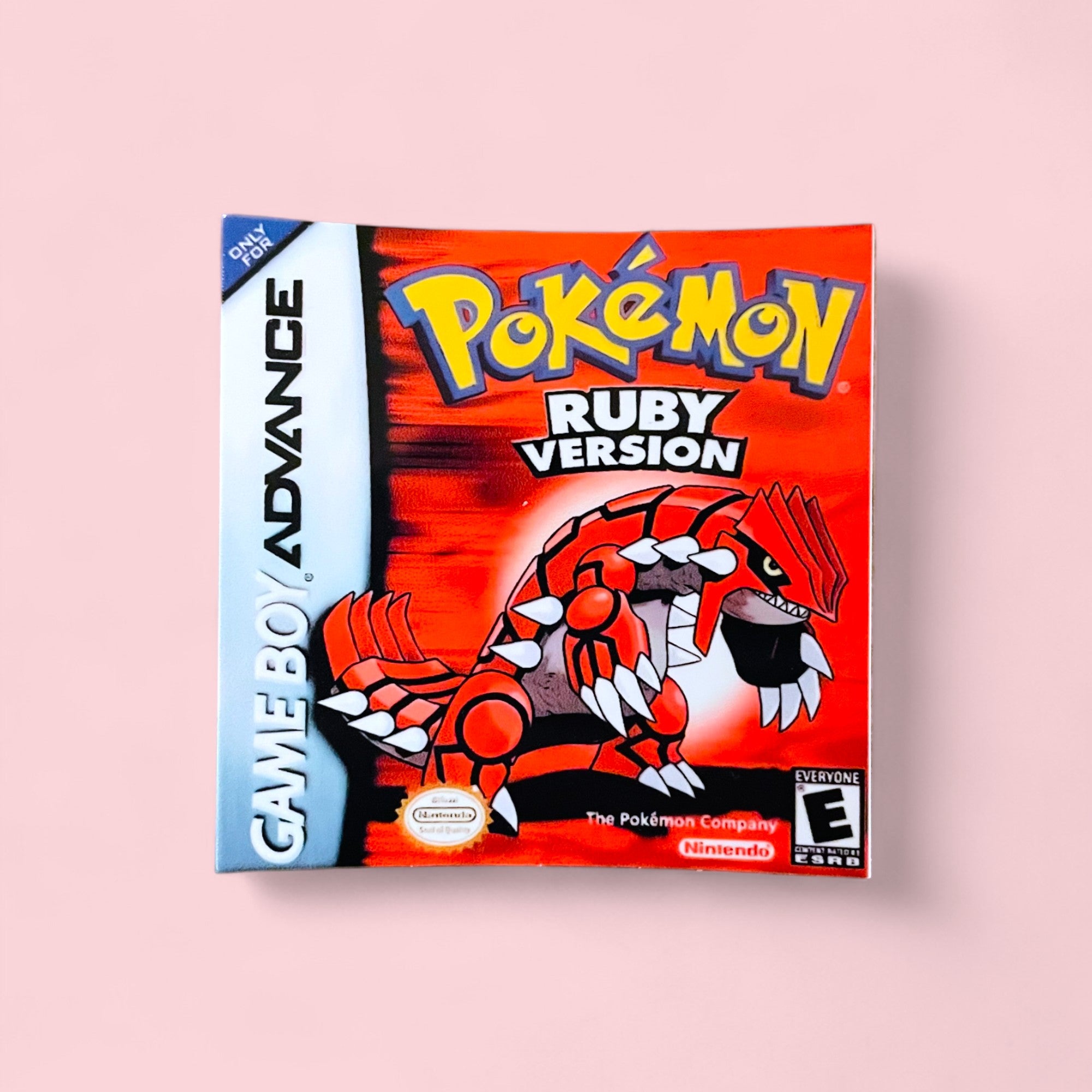 Retro Hoenn Stickers • Vintage Game Cover Art Vinyl Decals