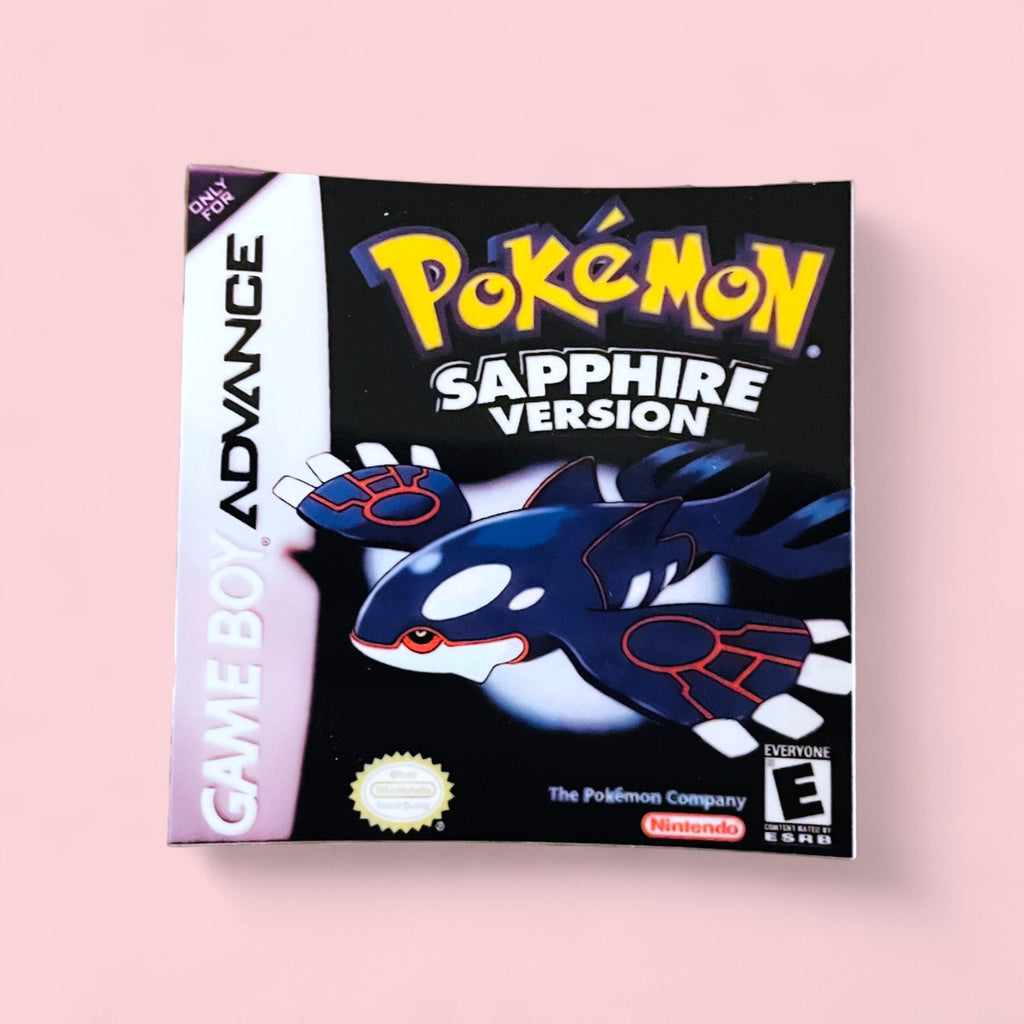 Retro Hoenn Stickers • Vintage Game Cover Art Vinyl Decals