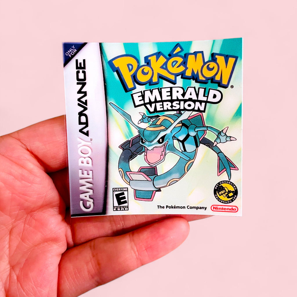 Retro Hoenn Stickers • Vintage Game Cover Art Vinyl Decals