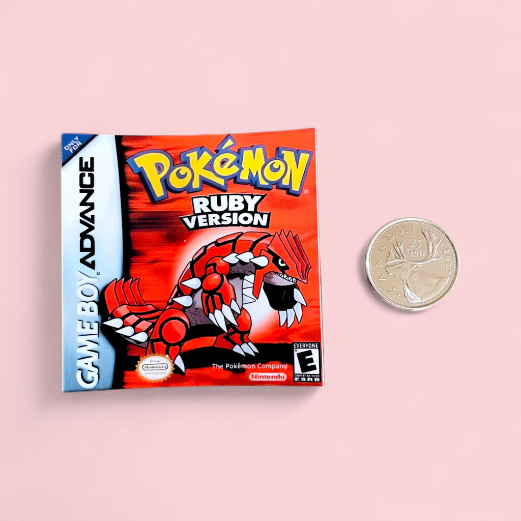 Retro Hoenn Stickers • Vintage Game Cover Art Vinyl Decals