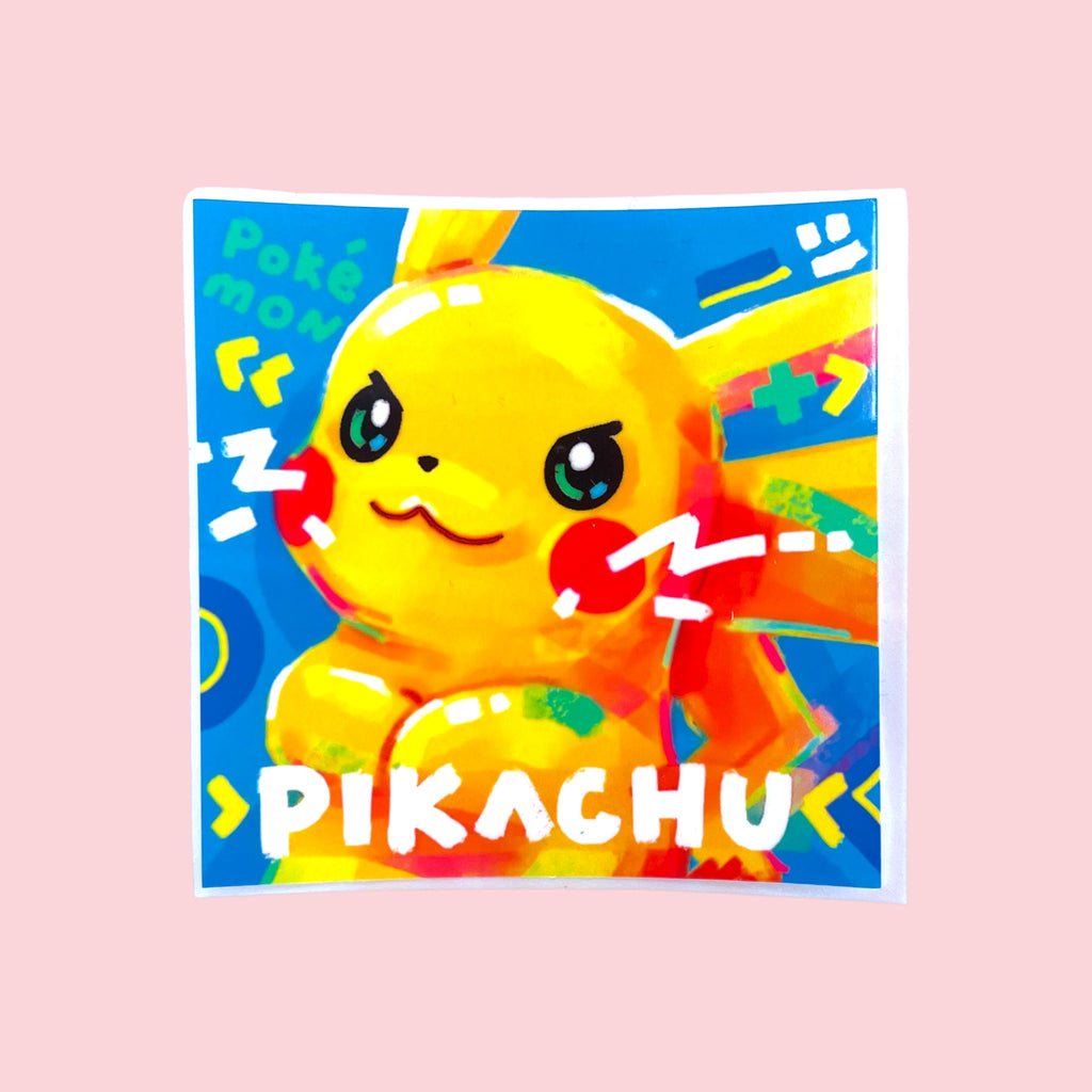 Pikachu, Bulbasaur, Squirtle & Charmander Stickers • Kawaii Vinyl Decals