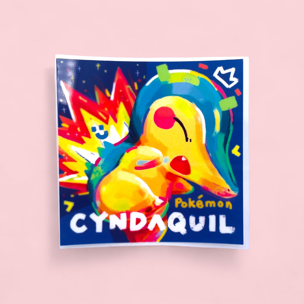 Piplup, Cyndaquil & Chikorita Stickers • Kawaii Vinyl Decals