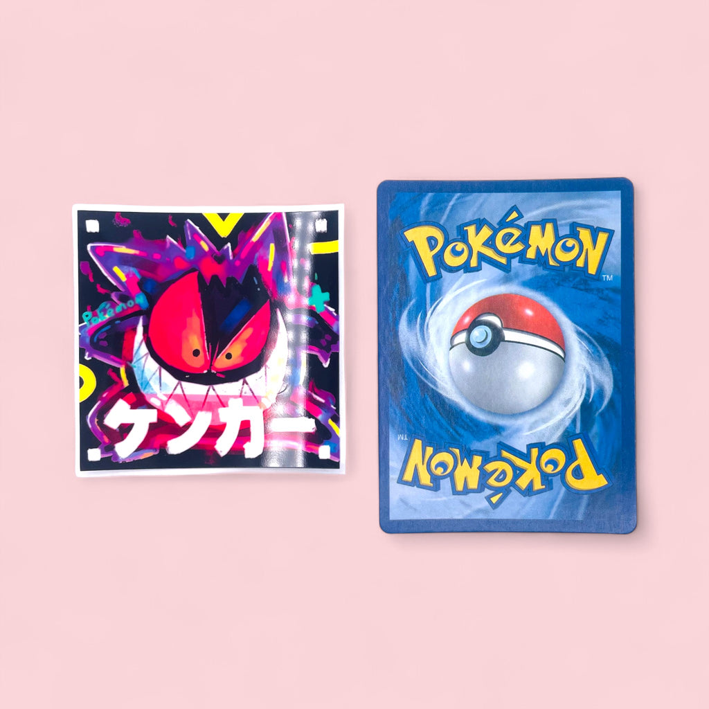 Gengar & Mimikyu Stickers • Kawaii Vinyl Decals