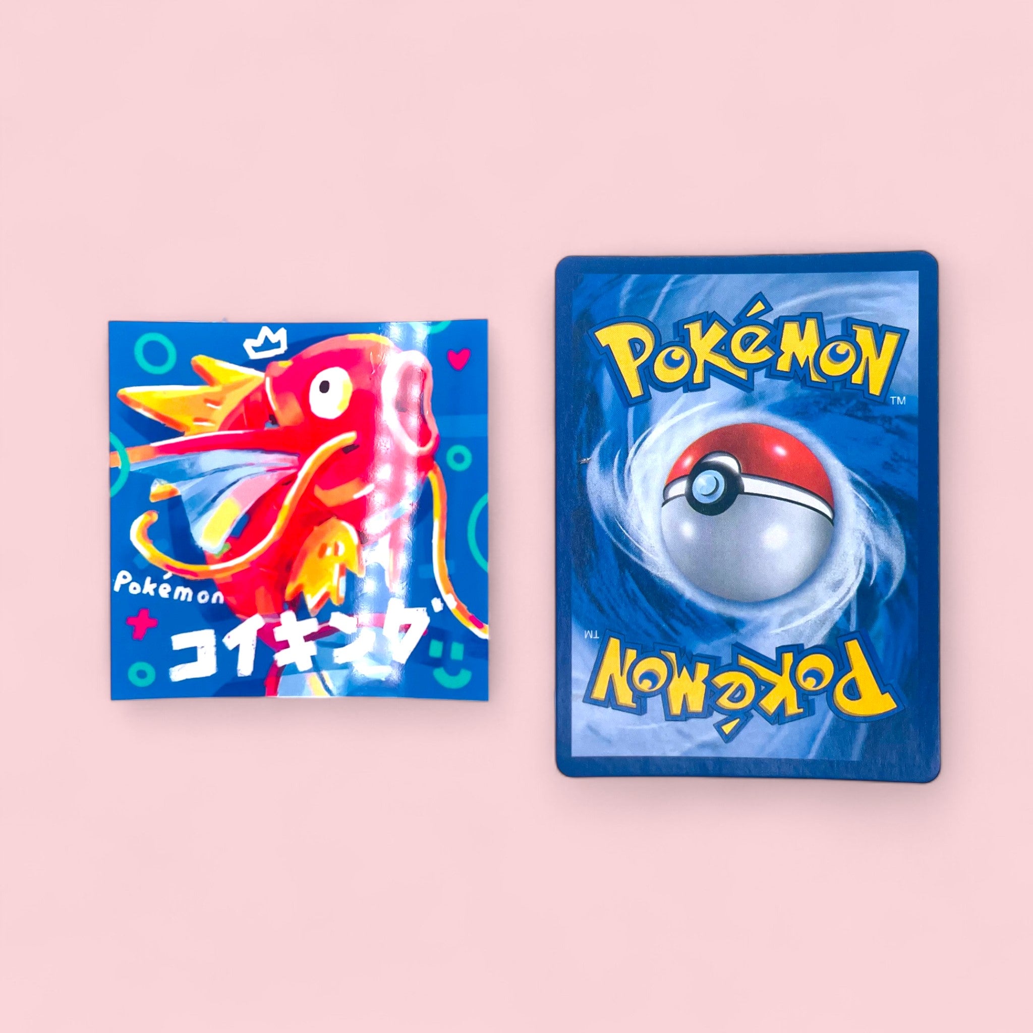 Magikarp & Red Gyarados Stickers • Kawaii Vinyl Decals