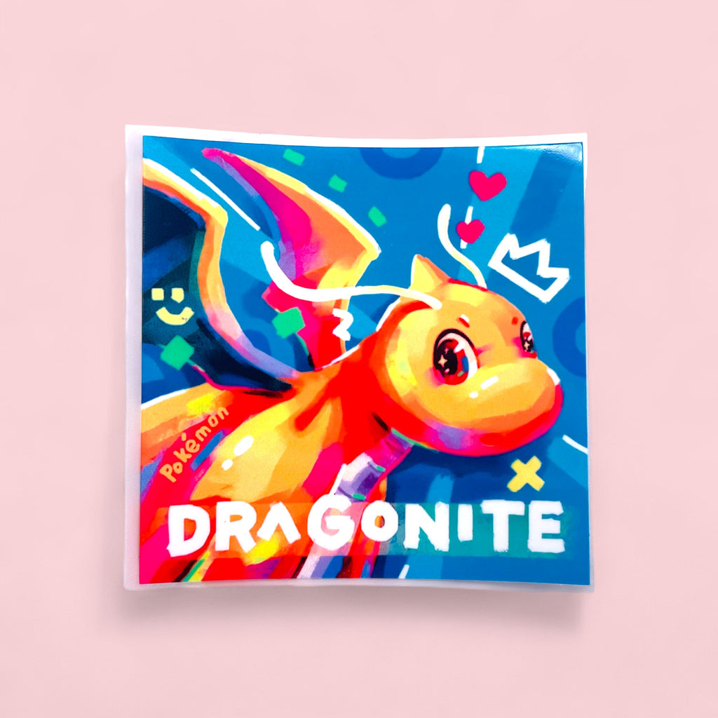 Lucario, Dragonite & Greninja Stickers • Kawaii Vinyl Decals