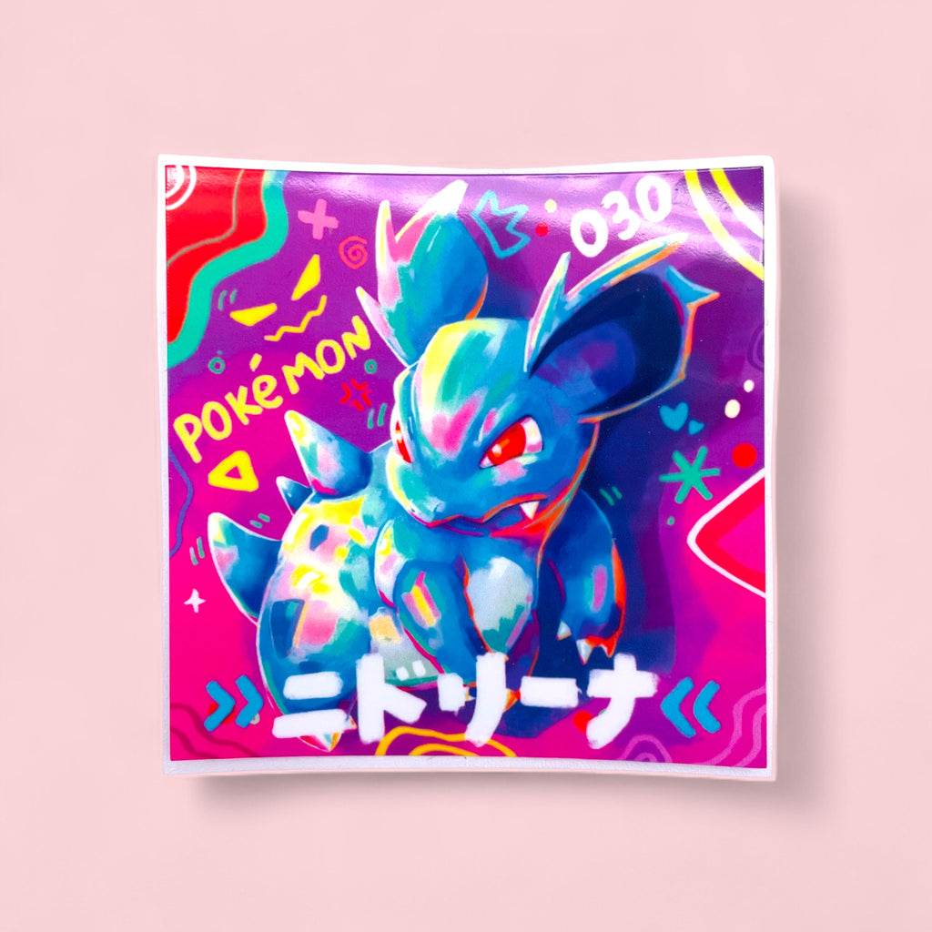 Meowth, Nidorina & Victreebel Stickers • Kawaii Vinyl Decals