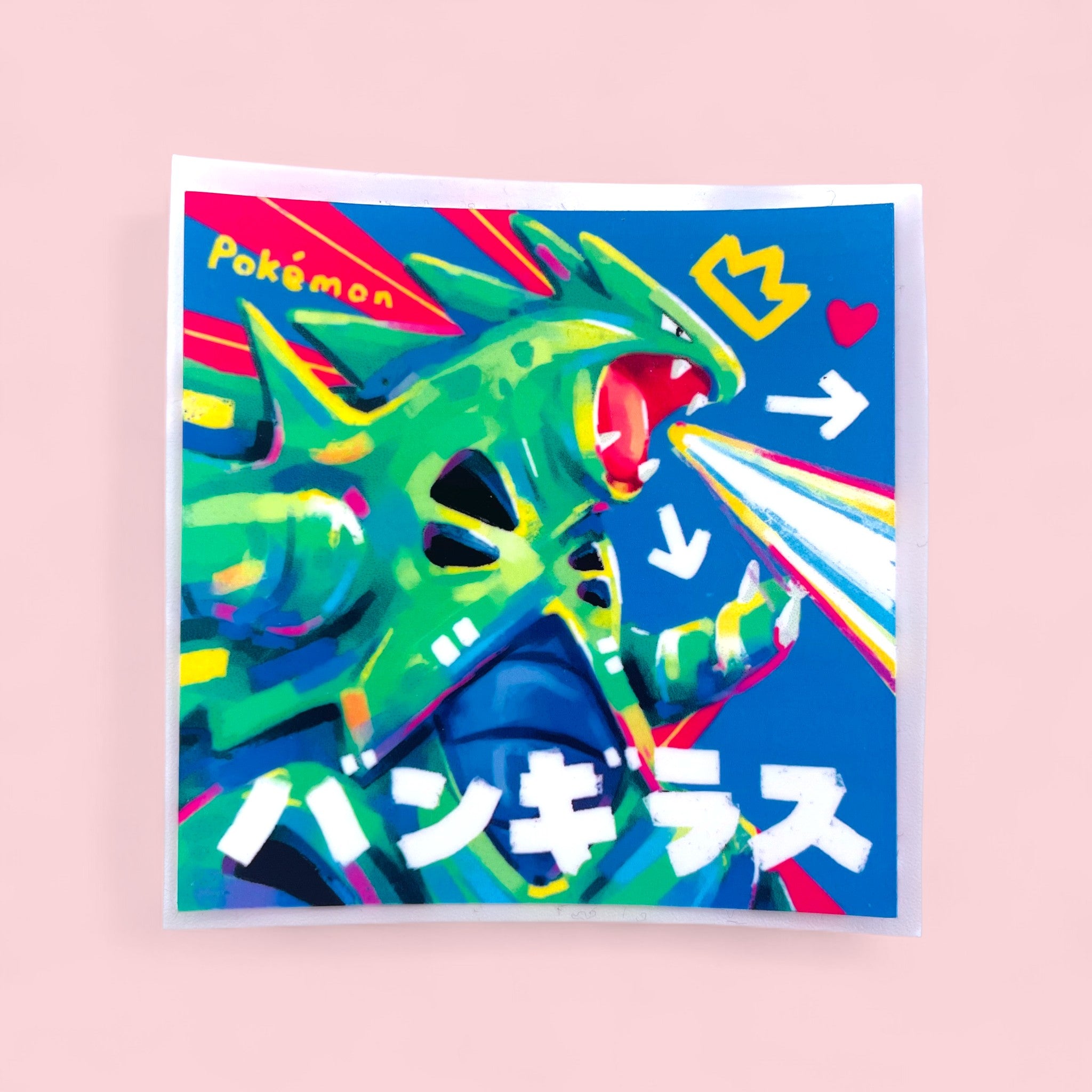 Groudon & Tyranitar Stickers • Kawaii Vinyl Decals