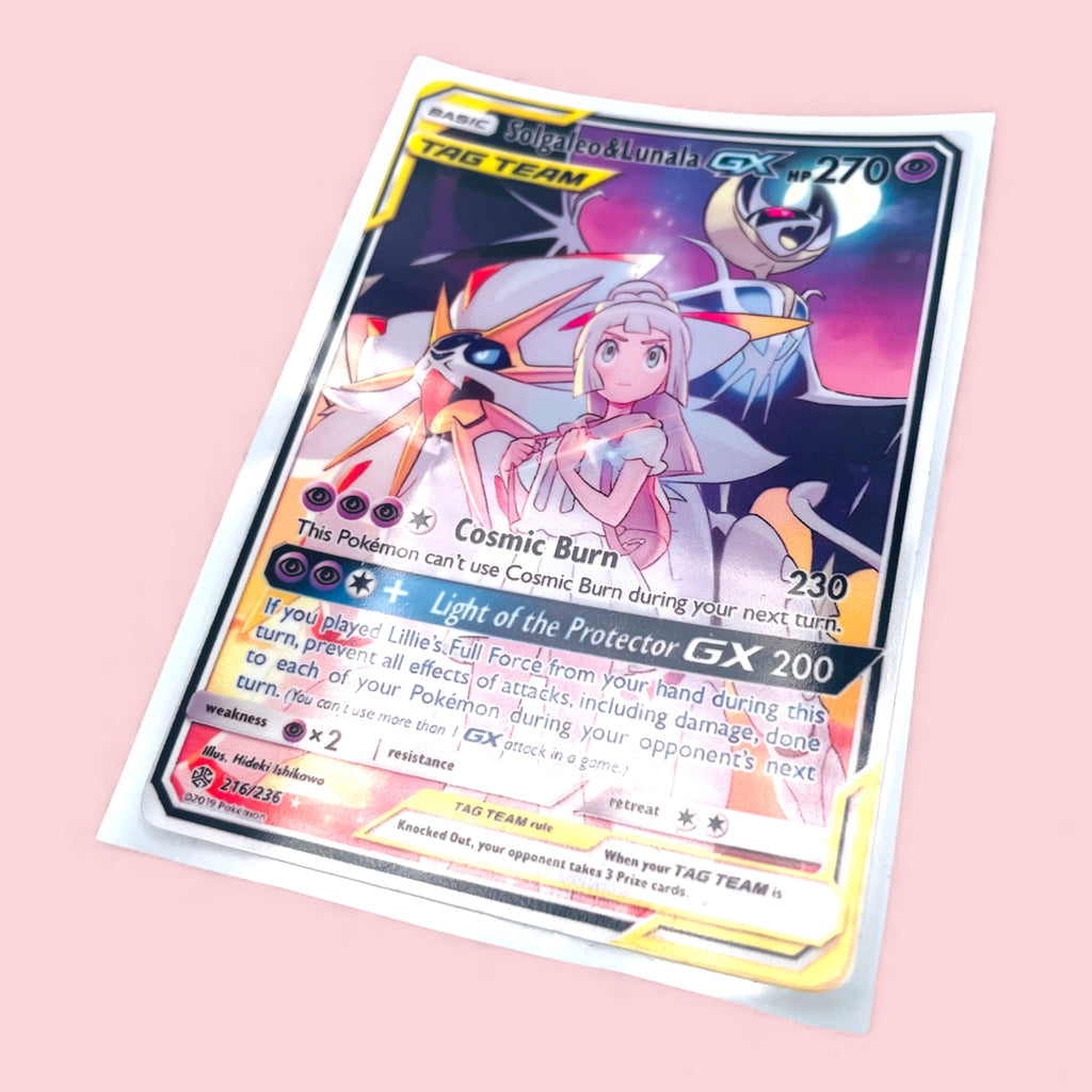 Collectible Trading Card Stickers • Full Art Vinyl Decals • 9 Designs