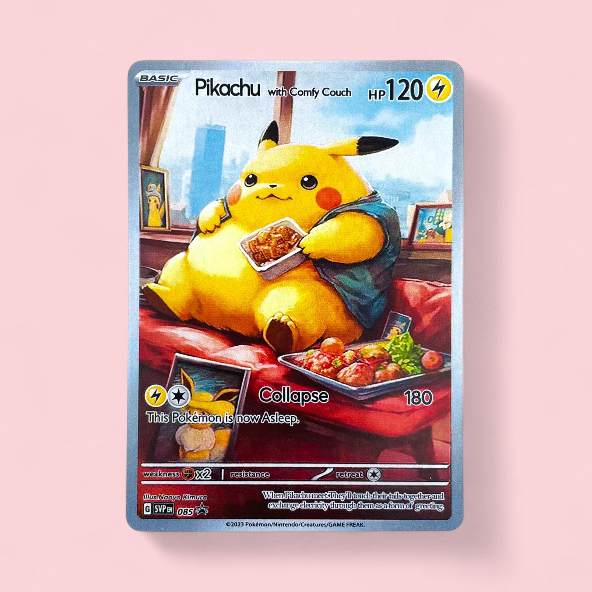 Pikachu Collapse • Collector Card Art