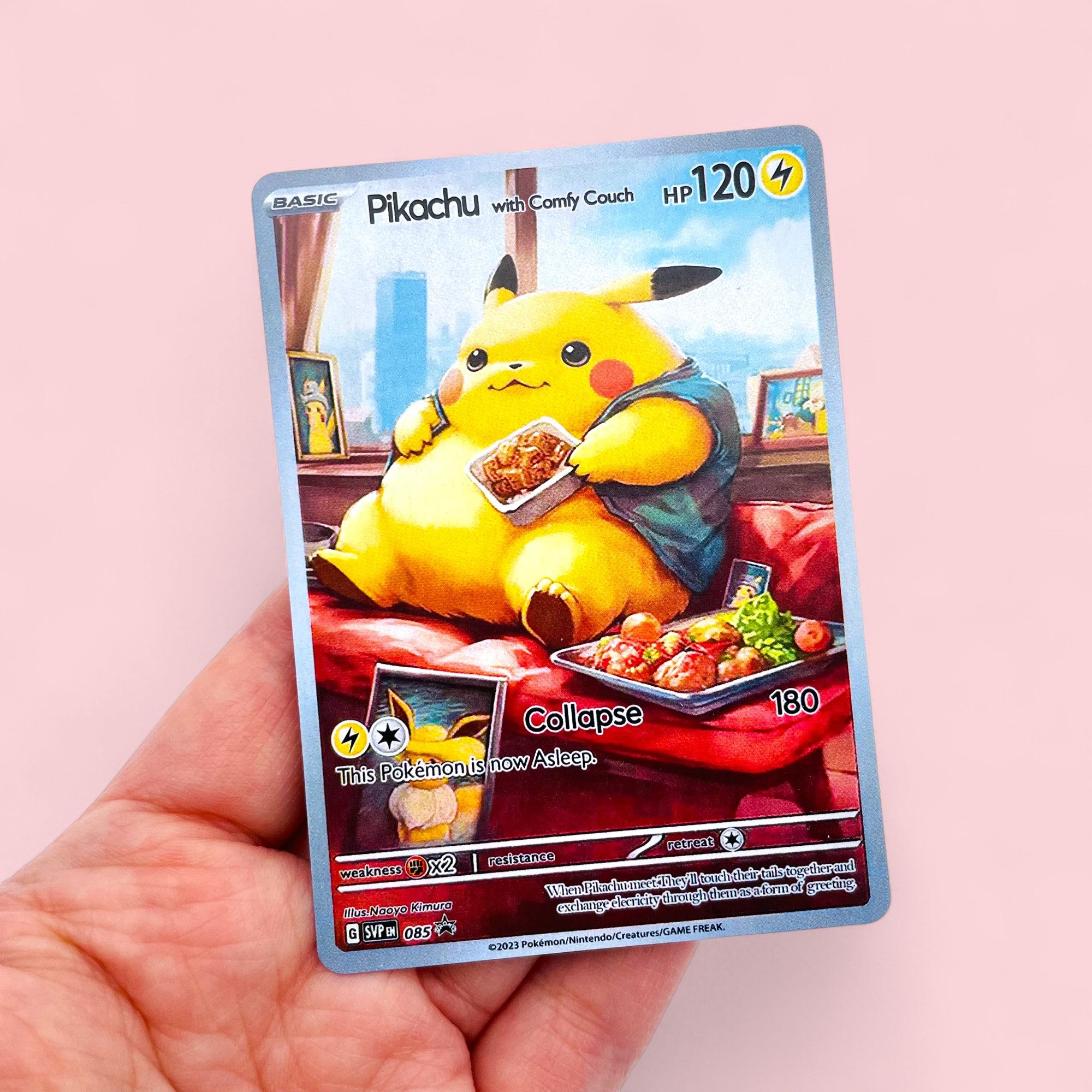 Pikachu Collapse • Collector Card Art