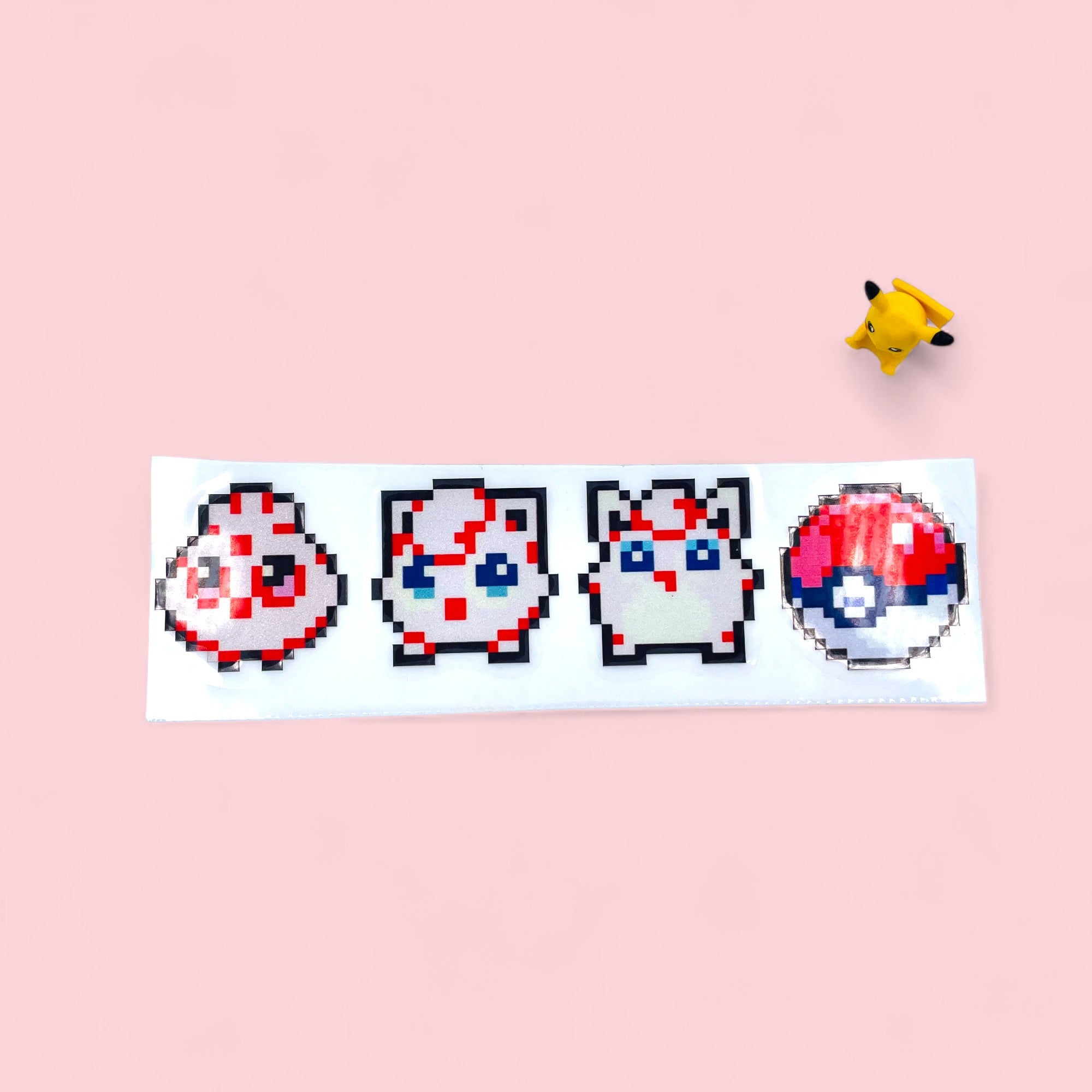 Jigglytuff Wigglytuff Evolution 8Bit Retro Vinyl Sticker