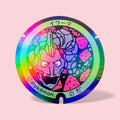 Onix Poke-Lid Holographic Sticker Noda Japan