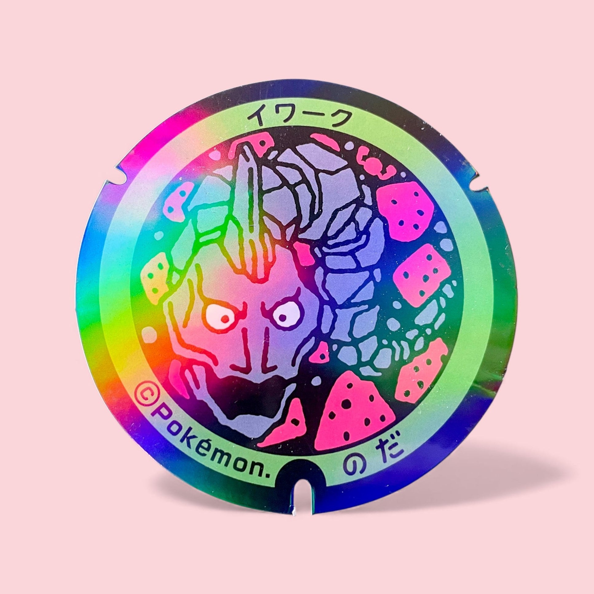 Onix Poke-Lid Holographic Sticker Noda Japan