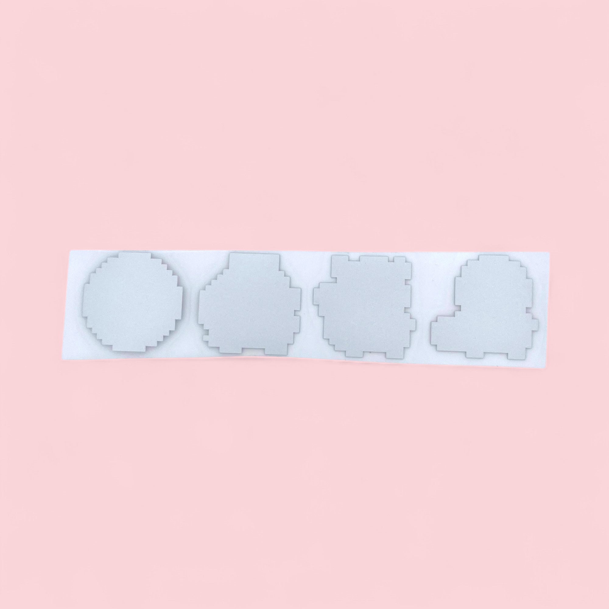 Squirtle Wartortle Blastoise Evolution 8Bit Pixel Vinyl Sticker Back Design