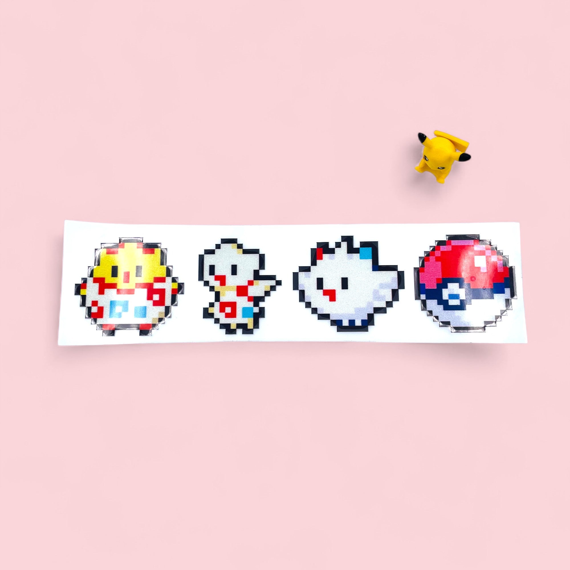 Togepi Evolution 8Bit Vinyl Sticker Car Decal Waterbottle Sticker