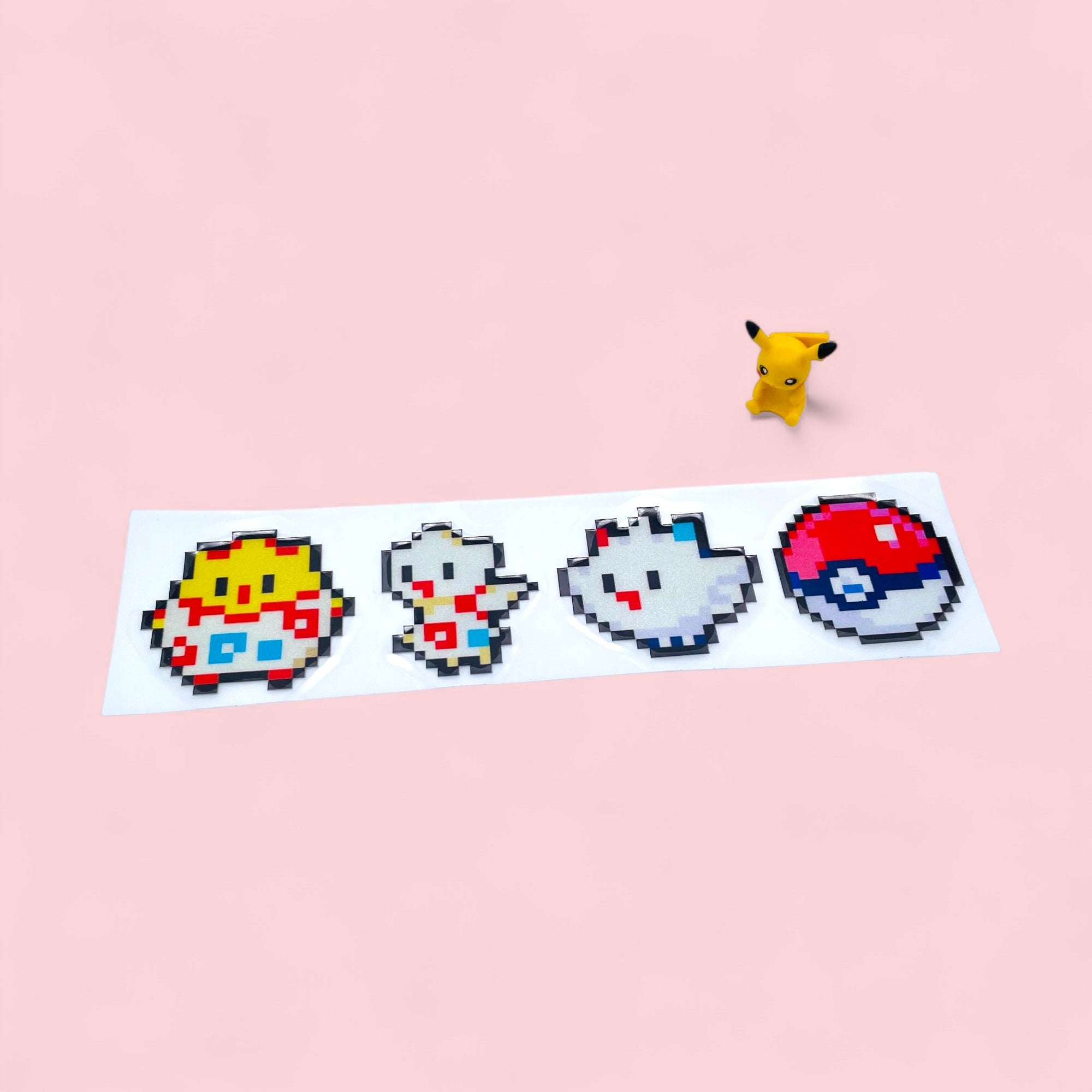 Togepi Evolution 8Bit Vinyl Sticker Retro Gaming Decal 