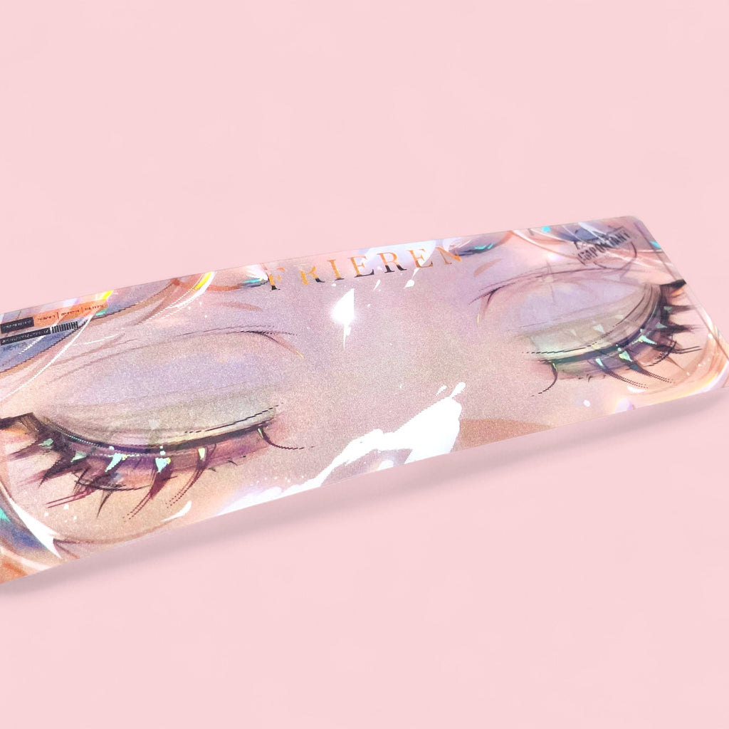 Anime elf mage lenticular bookmark with holographic eyes effect