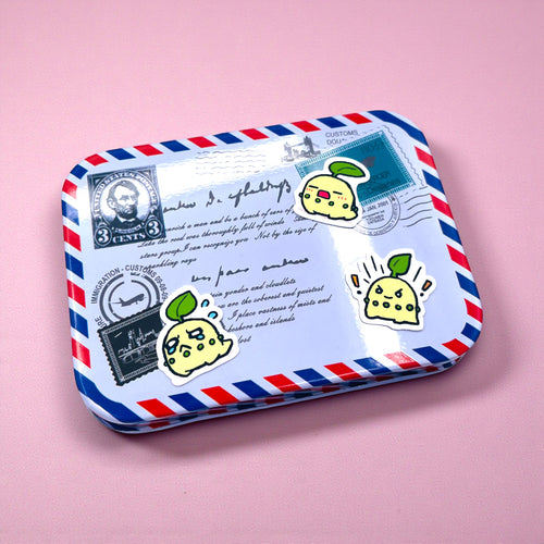 Chikorita mini sticker set for kawaii stationery collectors