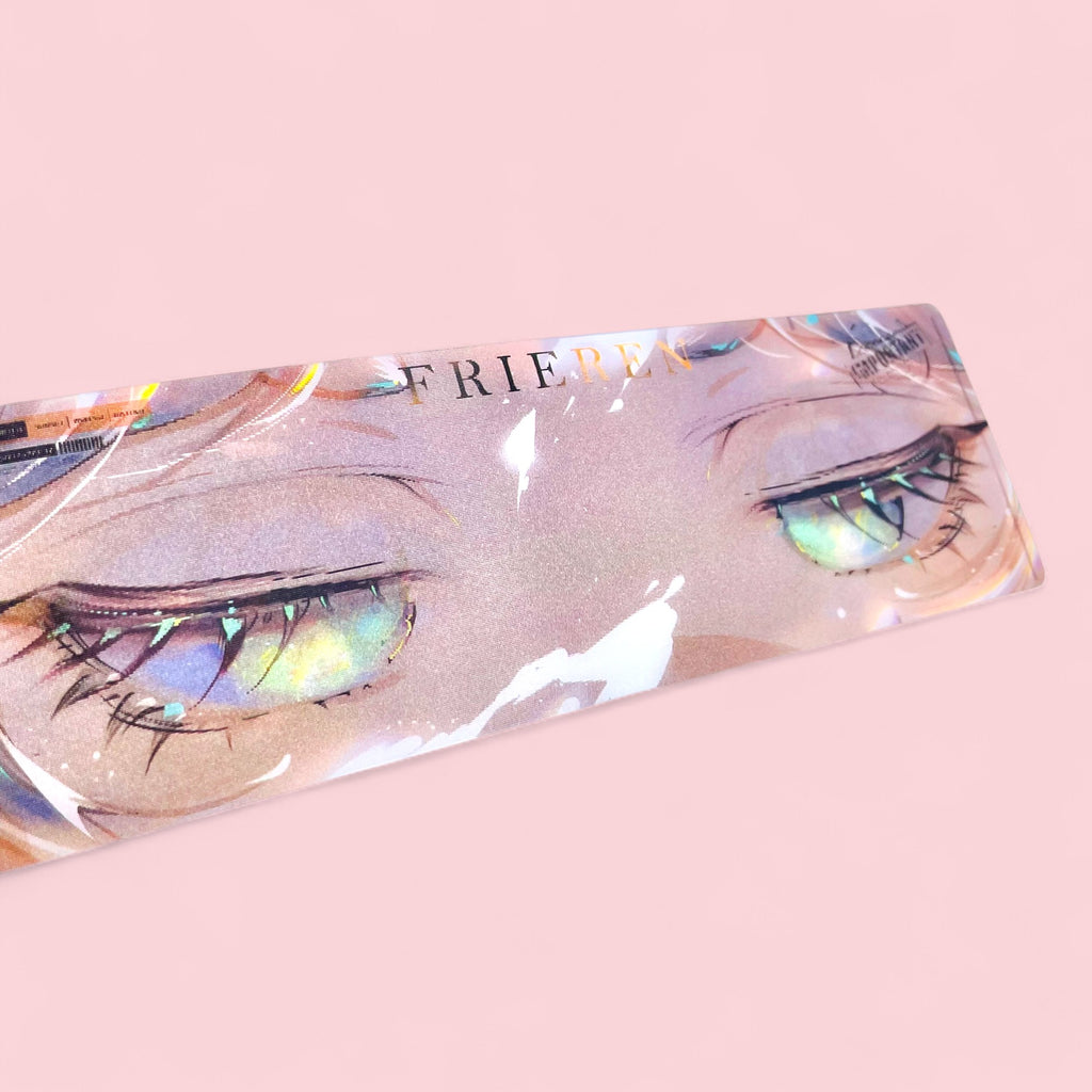 Anime elf mage lenticular bookmark with holographic eyes effect
