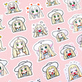 Lillie chibi trainer sticker set with 40 kawaii mood stickers for journals planners and toploaders