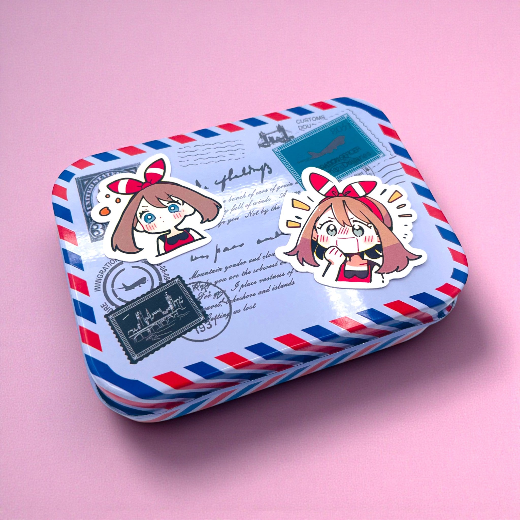 May chibi trainer sticker set for kawaii stationery collectors